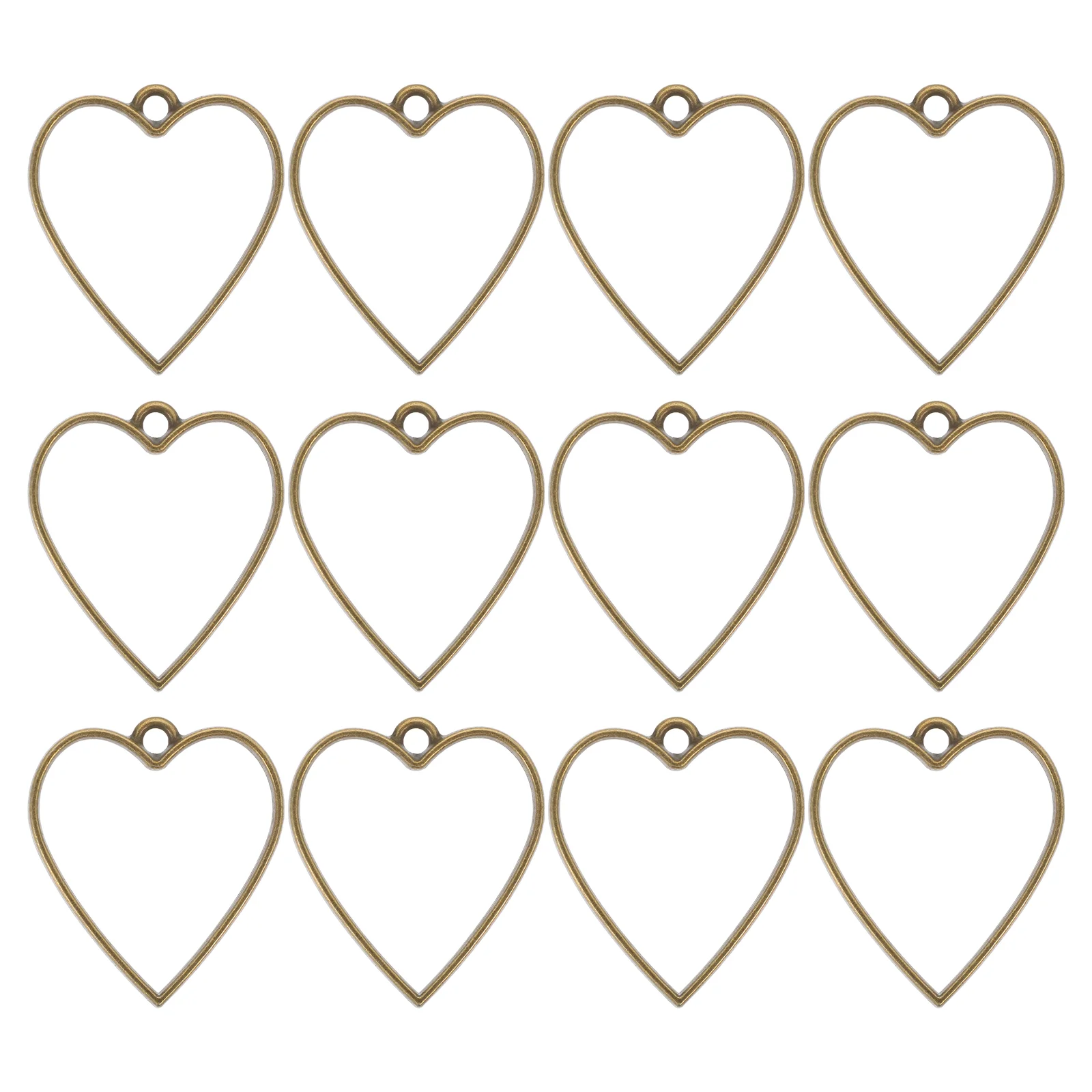 50 Pcs Necklace Making Supplies Jewelry Charms Heart-shaped Crystal Stones Bracelet Pendant Alloy Holder Bezels
50 Pcs Necklace Making Supplies Jewelry Charms Heart-shaped Crystal Stones Bracelet Pendant Alloy Holder Bezels