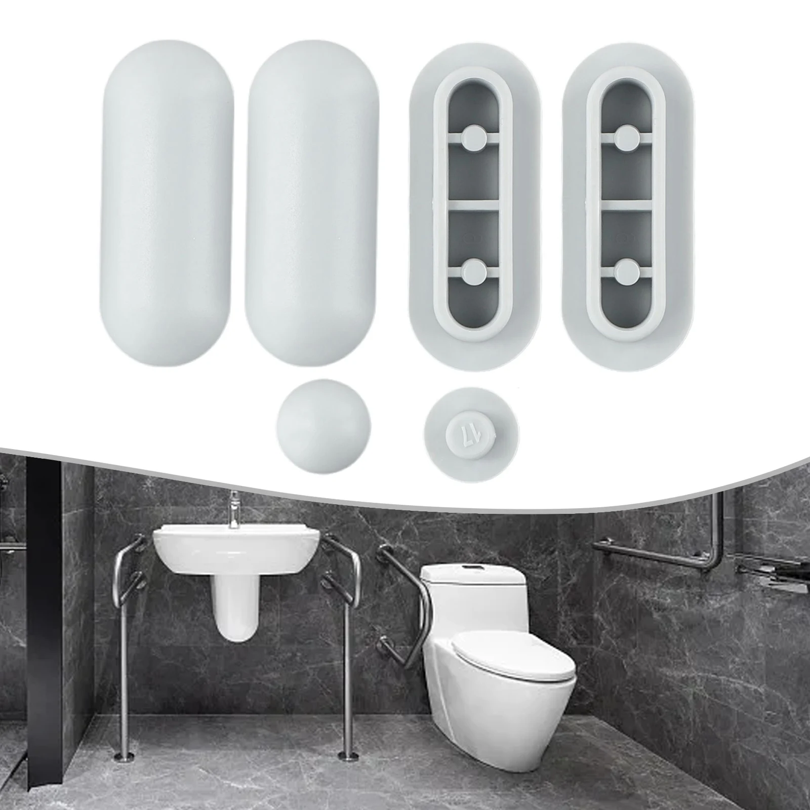 Top Cover Cushion Seat Cushion Set Parts Replacement Shock-proof Toilet Seat ABS+TPE Accessories Buffers Bumpers
Top Cover Cushion Seat Cushion Set Parts Replacement Shock-proof Toilet Seat ABS+TPE Accessories Buffers Bumpers