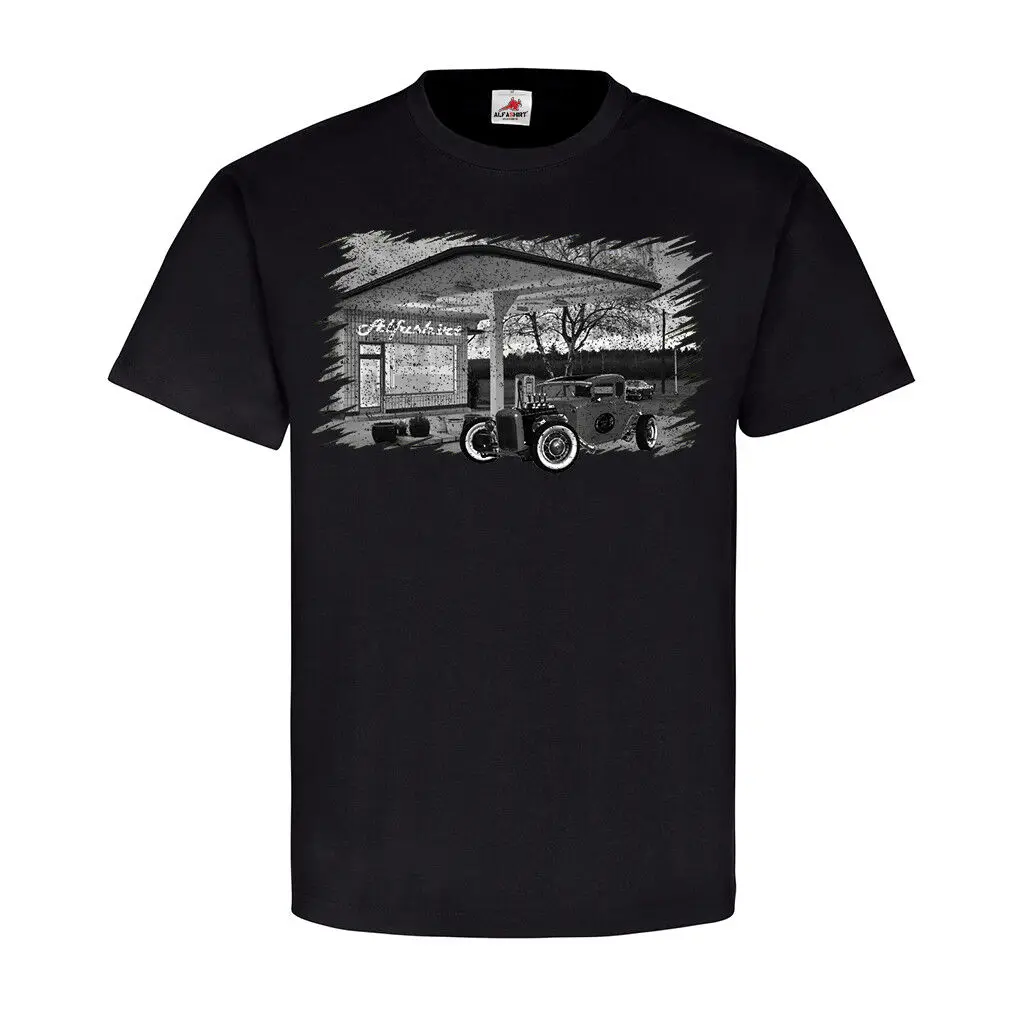 Винтажная компания Alfashirt Lifestyle Старая школа Ретро 50-х годов классика 25172