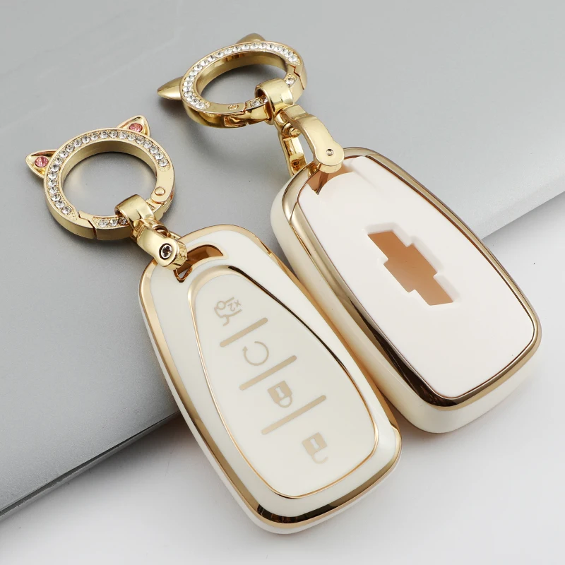 Soft TPU Car Remote Key Cover Case Shell Fob for Chevrolet Malibu Equinox Cruze Camaro Volt Bolt Trax Spark Accessories Keychain
Soft TPU Car Remote Key Cover Case Shell Fob for Chevrolet Malibu Equinox Cruze Camaro Volt Bolt Trax Spark Accessories Keychain