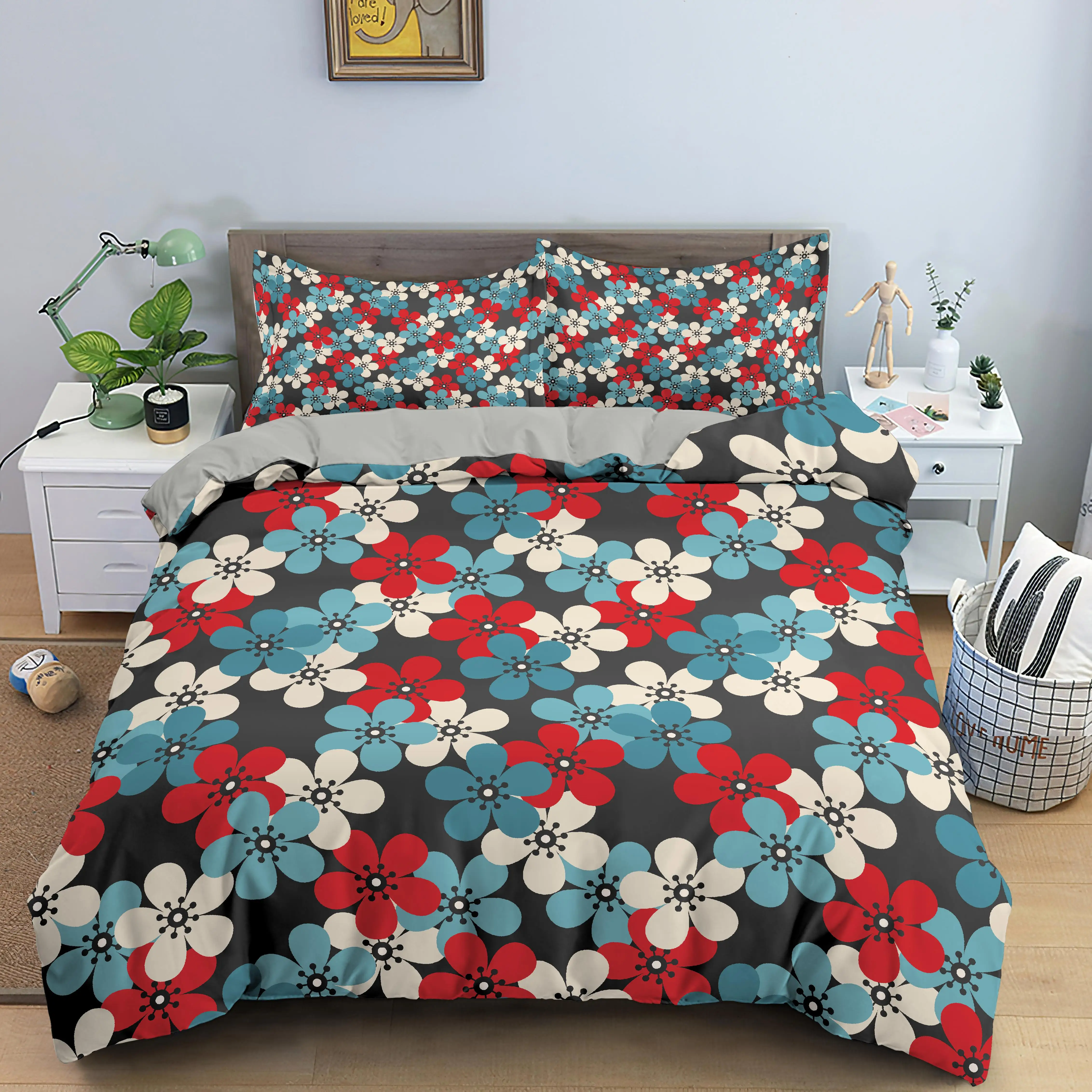 Style Bedding Sets King Size 3D Duvet Cover Set Quilt Cover Polyester Comforter Cover With Pillowcase
Style Bedding Sets King Size 3D Duvet Cover Set Quilt Cover Polyester Comforter Cover With Pillowcase