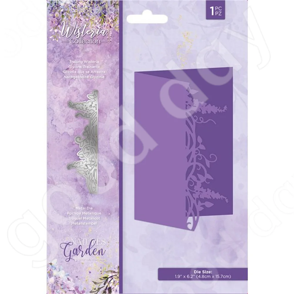 Trailing Wisteria Metal Cutting Dies Scrapbook Diary Decoration Embossing Template Diy Greeting Card Handmade 2022 New Arrival
Trailing Wisteria Metal Cutting Dies Scrapbook Diary Decoration Embossing Template Diy Greeting Card Handmade 2022 New Arrival