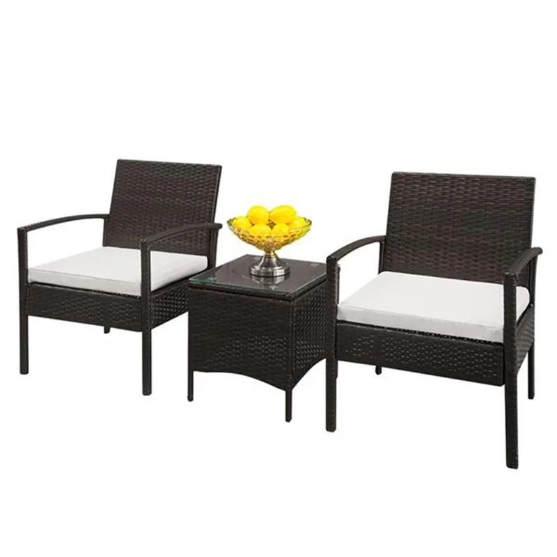 3pc Patio Furniture Sets PE Rattan Conversation 2pc Arm Chairs & Tempered Glass Coffee Table Rattan Sofa Garden Backyard, Patio
3pc Patio Furniture Sets PE Rattan Conversation 2pc Arm Chairs & Tempered Glass Coffee Table Rattan Sofa Garden Backyard, Patio