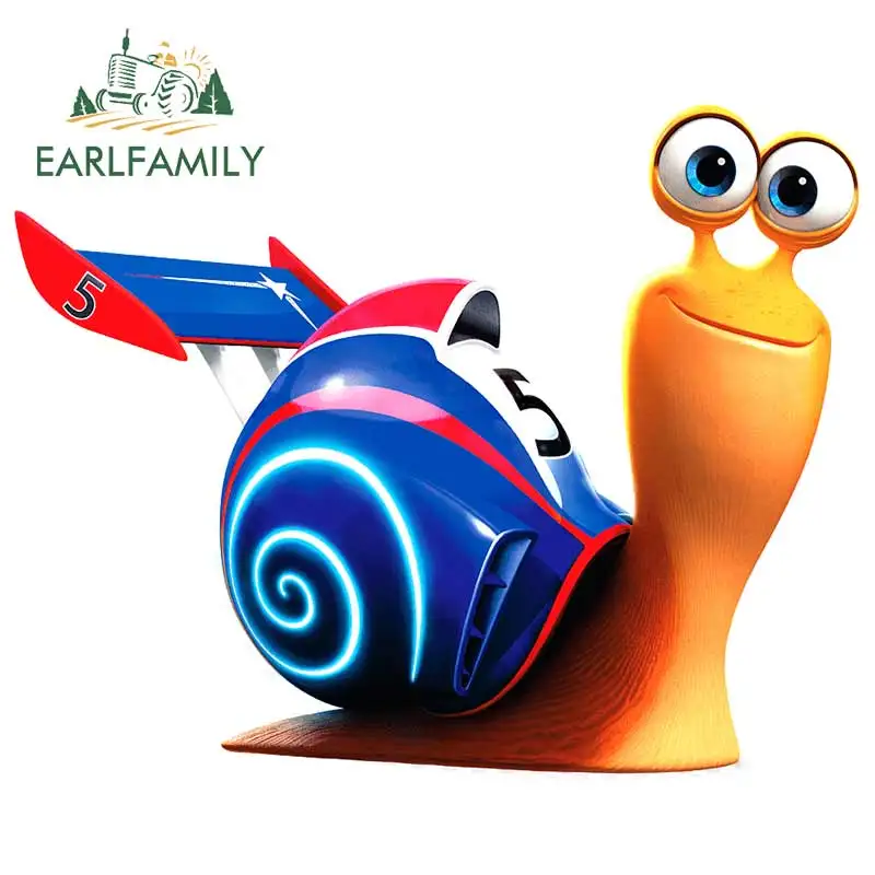 EARLFAMILY 13cm x 10.2cm for Turbo Snail Creative Car Stickers and Decals Waterproof Vinyl Car Assessoires Cartoon Decoration 
EARLFAMILY 13cm x 10.2cm for Turbo Snail Creative Car Stickers and Decals Waterproof Vinyl Car Assessoires Cartoon Decoration