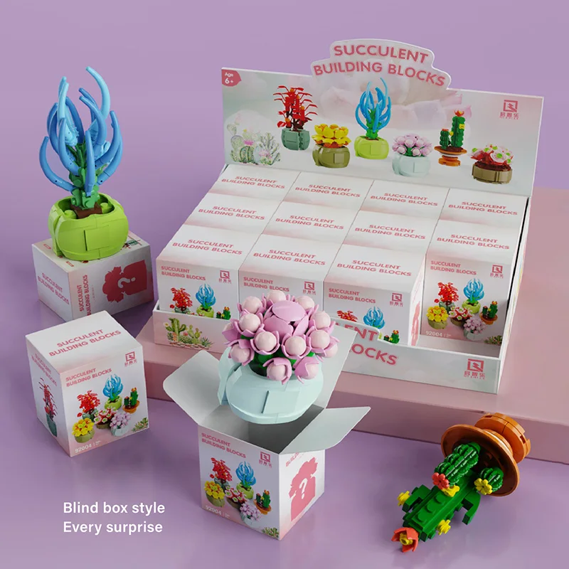 Новый креативный множество бонсай, коробка для слепых мясовых растений MOC, модель, двенадцать из одного набора, кактус
Новый креативный множество бонсай, коробка для слепых мясовых растений MOC, модель, двенадцать из одного набора, кактус