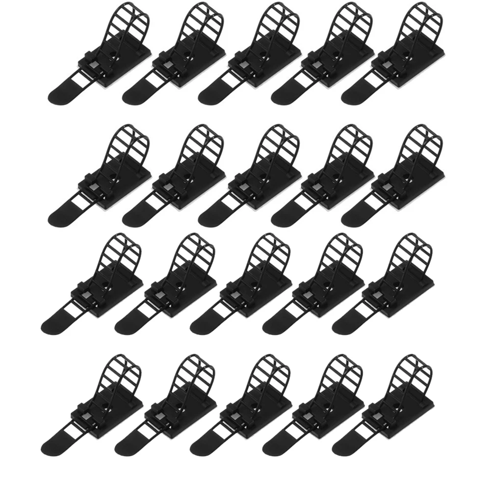20pcs/set Universal Plastic Black Adjustable Cable Clips Wire Holders Management Organizer Ties Car Home
20pcs/set Universal Plastic Black Adjustable Cable Clips Wire Holders Management Organizer Ties Car Home
