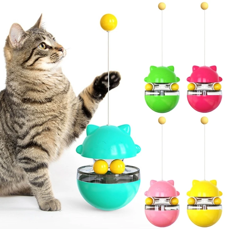 Tumbler Cat Toy Kitten Interactive Chasing Toy Soft Chasing Spring Cat Toy with Bell Pet Products Cat Accessories
Tumbler Cat Toy Kitten Interactive Chasing Toy Soft Chasing Spring Cat Toy with Bell Pet Products Cat Accessories