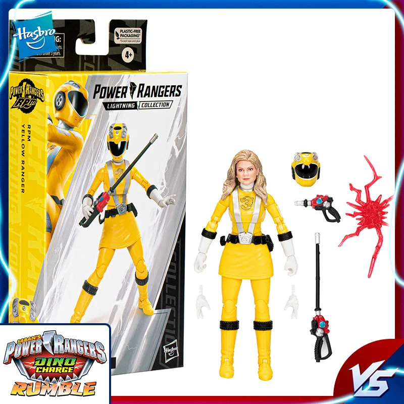 

Hasbro Original Power Rangers Lightning Collection Rpm Yellow Ranger 6-Inch-Scale (15Cm) Action Figure Collectible Toys Model