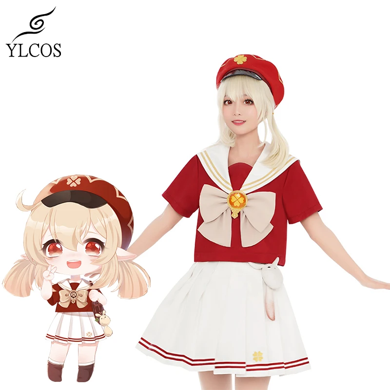 Game Genshin Impact Costume Klee Cosplay JK Halloween Party Cute School Uniform For Women Girls Suit
Game Genshin Impact Costume Klee Cosplay JK Halloween Party Cute School Uniform For Women Girls Suit