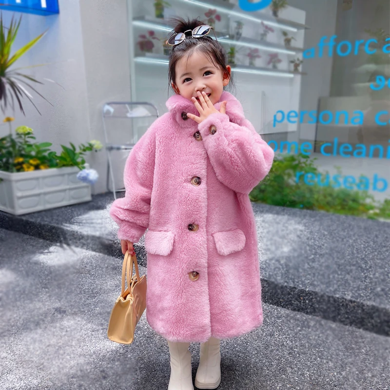 2022 Baby Winter Thicken Warm Fur Jacket Coat Wool Casual Fashion Lamb Fur Overcoat Loose High collar Outerwear for Girls P03
2022 Baby Winter Thicken Warm Fur Jacket Coat Wool Casual Fashion Lamb Fur Overcoat Loose High collar Outerwear for Girls P03