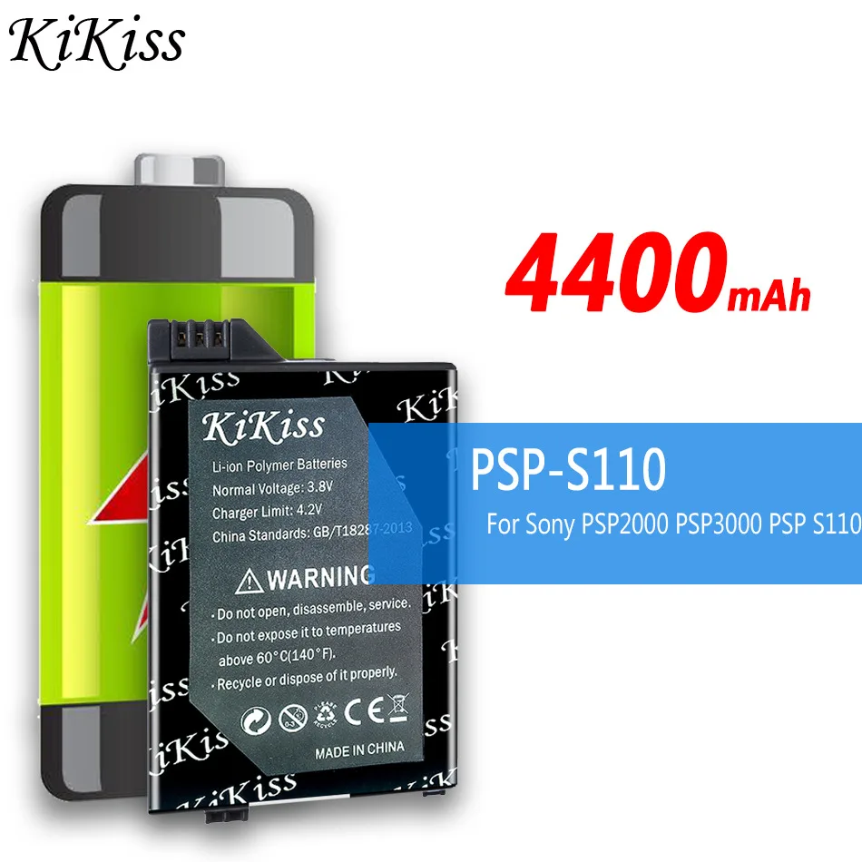 4400mAh Battery PSP-S110 for Sony PSP2000 PSP3000 PSP 2000 3000 PSP-S110 Gamepad PlayStation Portable Controller Batteries
4400mAh Battery PSP-S110 for Sony PSP2000 PSP3000 PSP 2000 3000 PSP-S110 Gamepad PlayStation Portable Controller Batteries