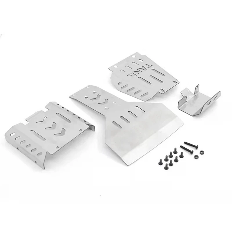 Stainless Steel Chassis Armor Axle Protector Skid Plate for Traction Hobby KM TANK 300 1/8 RC Cawler Car Upgrade Parts
Stainless Steel Chassis Armor Axle Protector Skid Plate for Traction Hobby KM TANK 300 1/8 RC Cawler Car Upgrade Parts