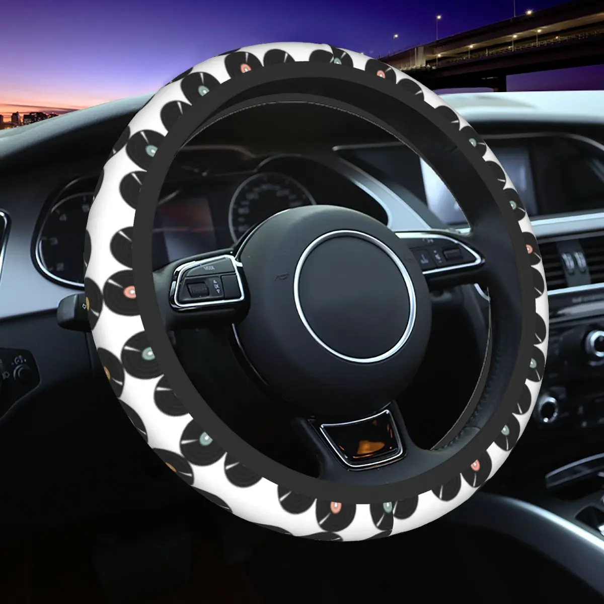 38cm Car Steering Wheel Cover Pastel Vinyl Records Set Universal Album Popular Auto Decoration Colorful Car Accessories
38cm Car Steering Wheel Cover Pastel Vinyl Records Set Universal Album Popular Auto Decoration Colorful Car Accessories