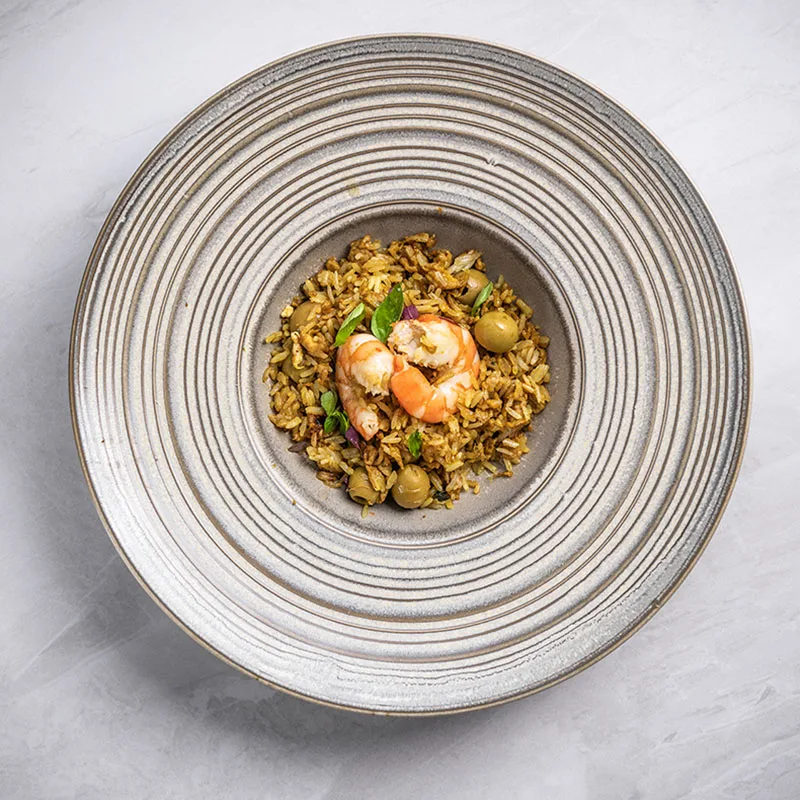 Ins 1 Piece Ceramic Salad Deep Plate Home Nordic Simple Western Food Bowl High Temperature Resistant Tableware Microwave Safe
Ins 1 Piece Ceramic Salad Deep Plate Home Nordic Simple Western Food Bowl High Temperature Resistant Tableware Microwave Safe