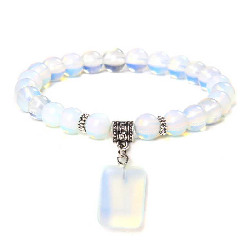 White Opal Gem Semi Precious Bracelets Stone 8mm Round Beads Stretch Bracelet Unisex Women Men Jewelry Wholesale
White Opal Gem Semi Precious Bracelets Stone 8mm Round Beads Stretch Bracelet Unisex Women Men Jewelry Wholesale