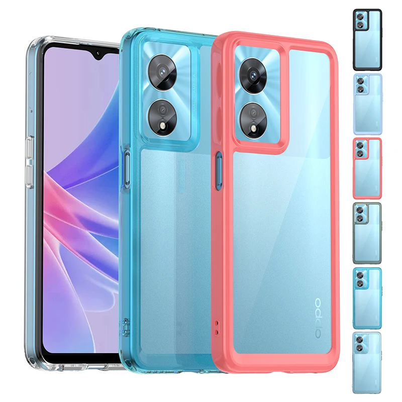 For OPPO A97 5G Case Cover OPPO A97 5G Capas Shockproof Phone Bumper Clear Transparent Multicolor For Fundas OPPO A97 5G Cover
For OPPO A97 5G Case Cover OPPO A97 5G Capas Shockproof Phone Bumper Clear Transparent Multicolor For Fundas OPPO A97 5G Cover