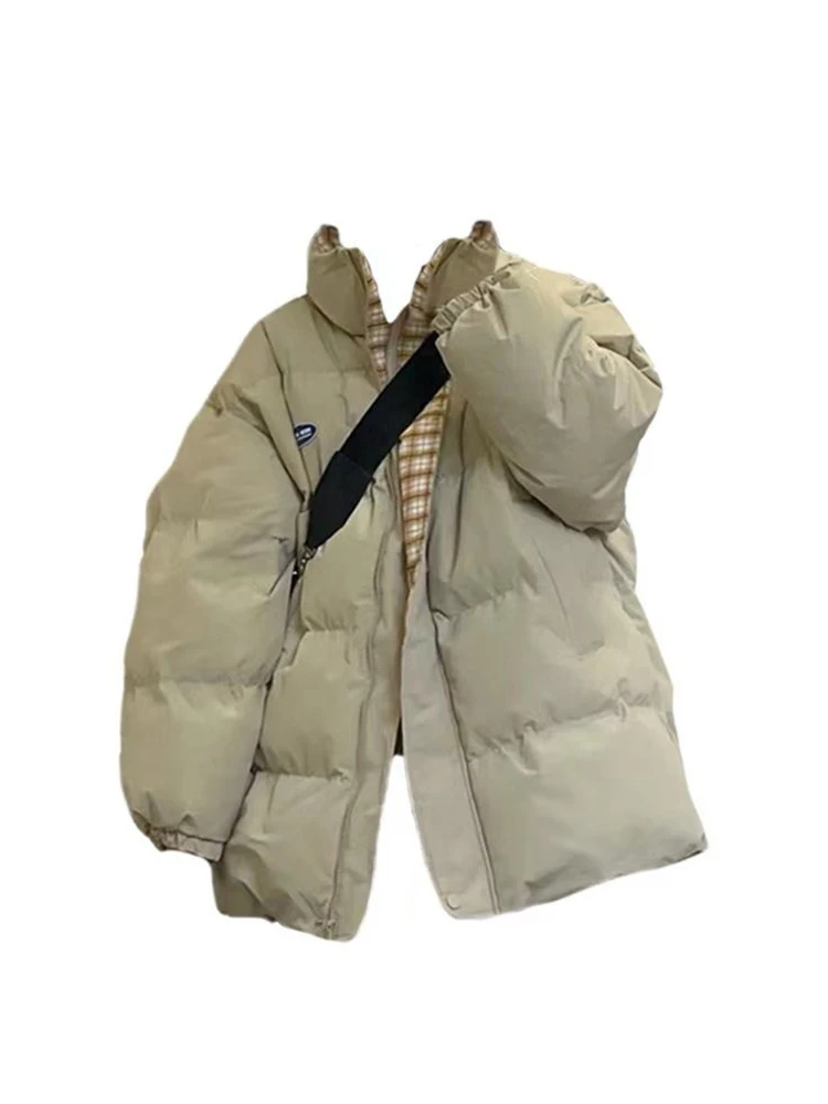 Женский однотонный пуховик на молнии, повседневная черная утепленная мешковатая куртка для офиса, уличная одежда, Y2K, зима 2023
Женский однотонный пуховик на молнии, повседневная черная утепленная мешковатая куртка для офиса, уличная одежда, Y2K, зима 2023