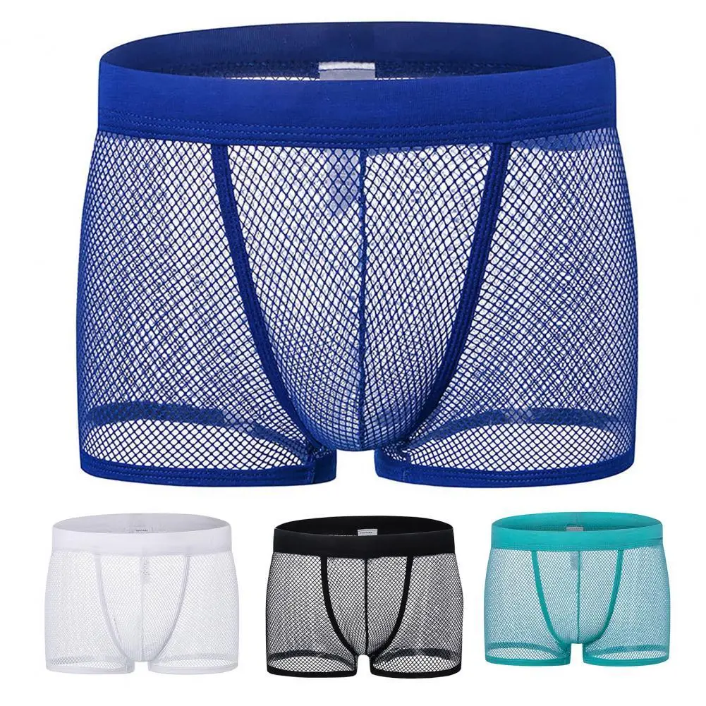 Soutong Men Underwear Hollow Out See Through Sexy Low Waist Breathable Boxer Underpants for Bathroom
Soutong Men Underwear Hollow Out See Through Sexy Low Waist Breathable Boxer Underpants for Bathroom