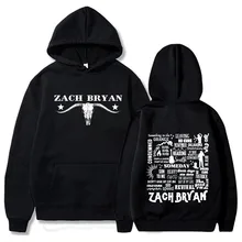 Zach Bryan Hoodie Man Woman Western Country Music Harajuku Pullover Tops Sweatshirt