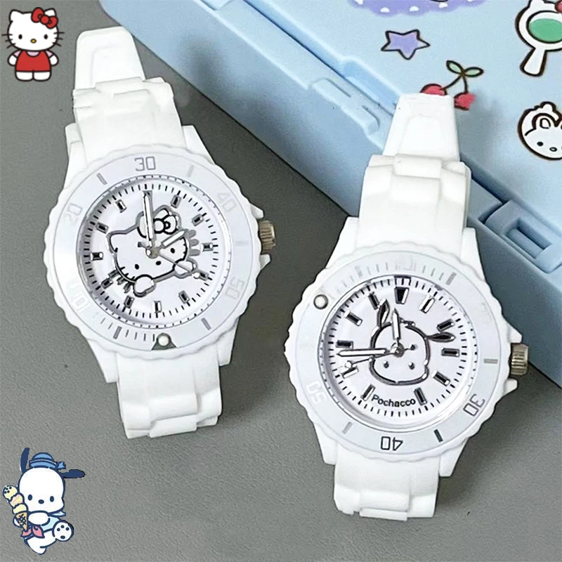 New Style Kawaii Sanrio Children's Watch Kuromi Cinnamoroll Anime Cute Student Wrist Silica Gel Decoration Toys For Girls Gifts
New Style Kawaii Sanrio Children's Watch Kuromi Cinnamoroll Anime Cute Student Wrist Silica Gel Decoration Toys For Girls Gifts