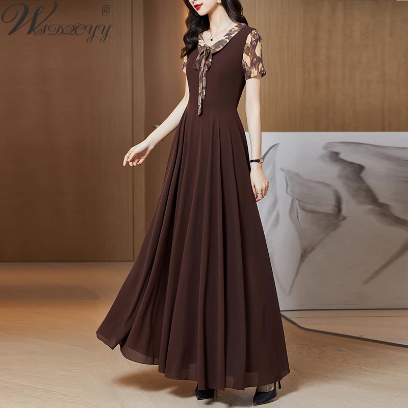 Women Print Elegant Maxi Dress 2023 Harajuku Fashion Summer Chiffon Dress Ladies Temperament V-Neck Slim Waist Party Dress
Women Print Elegant Maxi Dress 2023 Harajuku Fashion Summer Chiffon Dress Ladies Temperament V-Neck Slim Waist Party Dress
