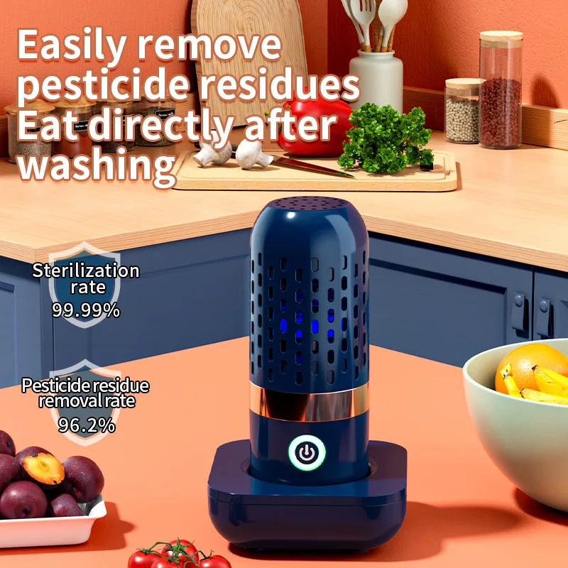 Vegetable Cleaning Machine Capsule Shape Portable Ultrasonic Wireless Fruit Food Purifier Household Kitchen Food Cleaner Machine
Vegetable Cleaning Machine Capsule Shape Portable Ultrasonic Wireless Fruit Food Purifier Household Kitchen Food Cleaner Machine