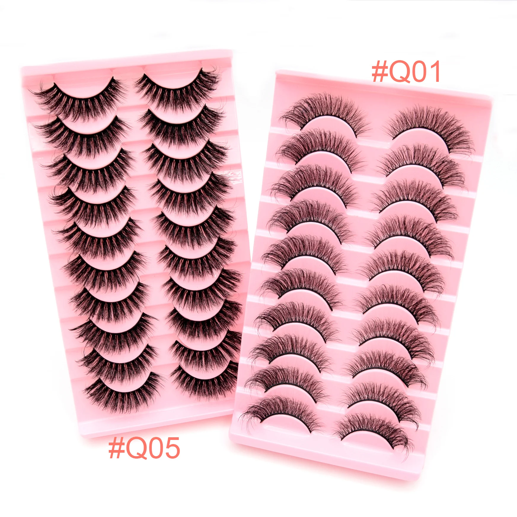 Natural False Eyelashes 10pairs Visofree Dramatic 3D Faux Mink Lashes Thick Fake Eyelashes Extension Faux Cils Makeup maquiagem 
Natural False Eyelashes 10pairs Visofree Dramatic 3D Faux Mink Lashes Thick Fake Eyelashes Extension Faux Cils Makeup maquiagem