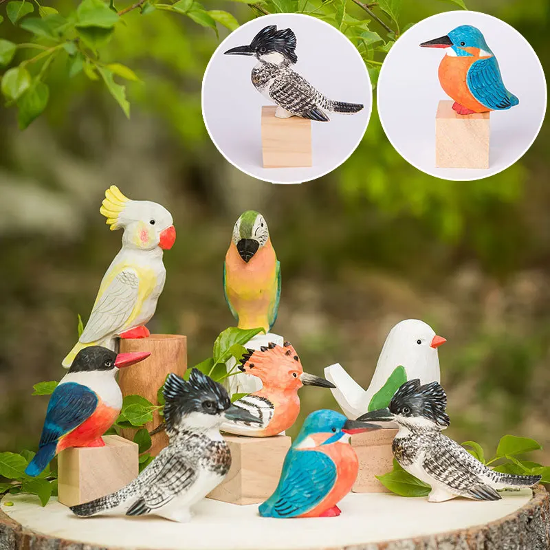 Nordic Style Wooden Bird Statue Miniature Animals Ornament Figurine Decorative Art Craft Sculpture Home Decoration
Nordic Style Wooden Bird Statue Miniature Animals Ornament Figurine Decorative Art Craft Sculpture Home Decoration