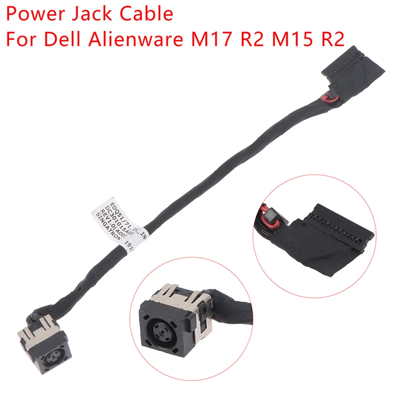 Laptop DC Power Jack Cable Charging Port DC Power Interface For Dell Alienware M17 R2 M15 R2
Laptop DC Power Jack Cable Charging Port DC Power Interface For Dell Alienware M17 R2 M15 R2