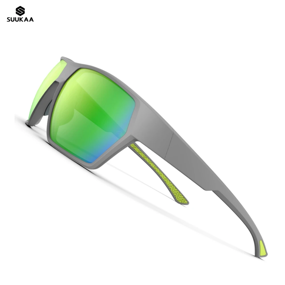 

2023 Suukaa Fishing Sunglasses Polarized Men's Driving Shades Male Sun Glasses Hiking Fishing Classic UV400 Eyewear