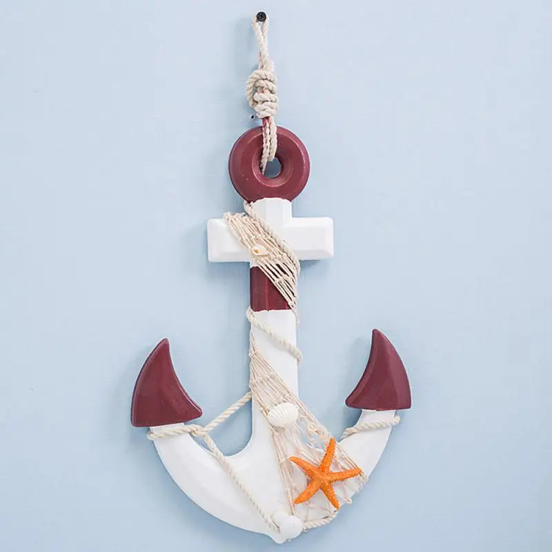 Mediterranean Style Anchor Thermometer Creative High-quality Wood Mediterranean Pendant Art Pendant Decoration Decoration Hook
Mediterranean Style Anchor Thermometer Creative High-quality Wood Mediterranean Pendant Art Pendant Decoration Decoration Hook