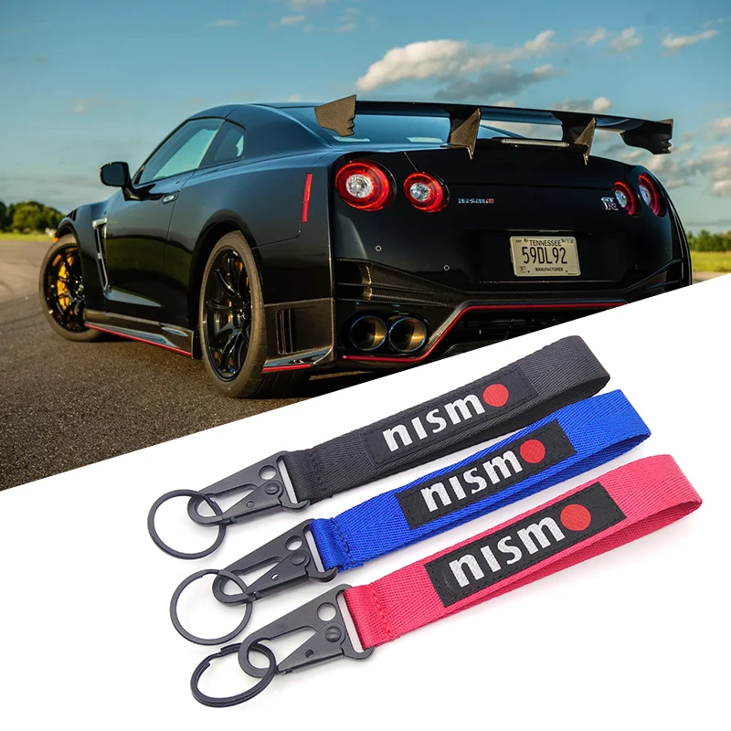 JDM Style Car Keychain For Nismo Emblem Woven Label Nylon Keyring Keyfob Wrist Strap Decoration For Nissan Qashqai Accessories
JDM Style Car Keychain For Nismo Emblem Woven Label Nylon Keyring Keyfob Wrist Strap Decoration For Nissan Qashqai Accessories