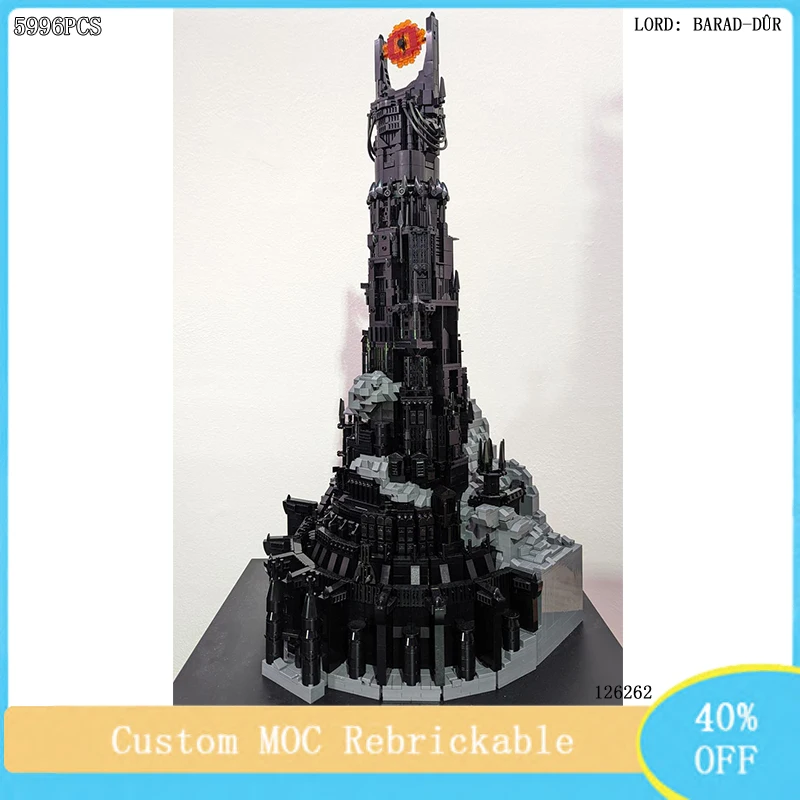 Ancient Fantasy Building Fortress MOC Fortress Lotr Barad-Dr DIY Building Block Model Children's Birthday Toy Christmas Gift
Ancient Fantasy Building Fortress MOC Fortress Lotr Barad-Dr DIY Building Block Model Children's Birthday Toy Christmas Gift