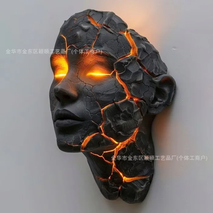 Настенный светильник из смолы "Потрескавшаяся душа"
Настенный светильник из смолы "Потрескавшаяся душа"