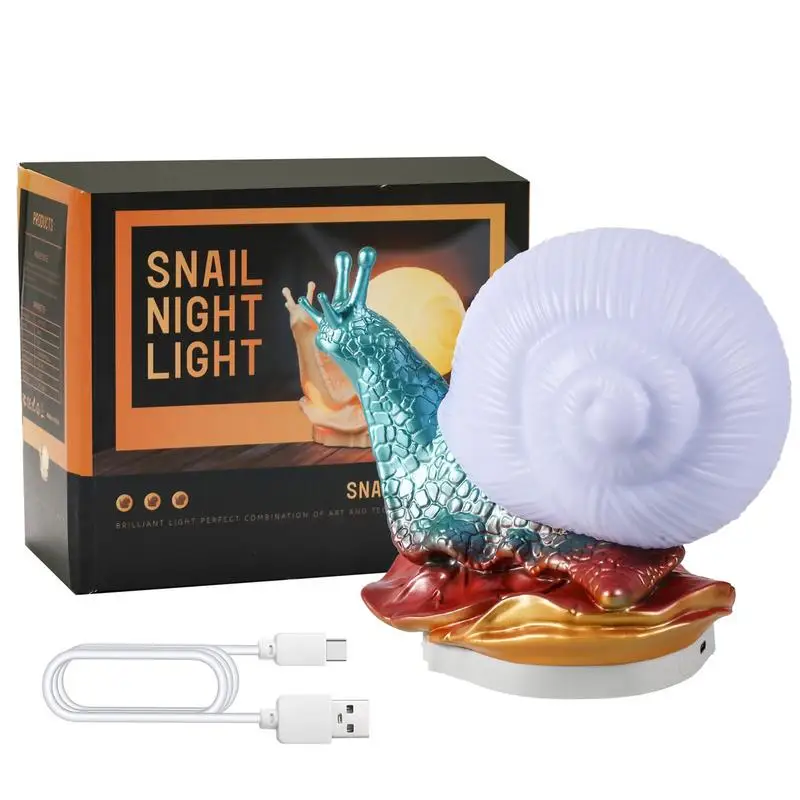 

Snail Night Light Cute Animal Touch Lamps For Bedrooms Tap Bedside Lamp Dimmable Multicolor Decorative Bedroom Bedside Light For