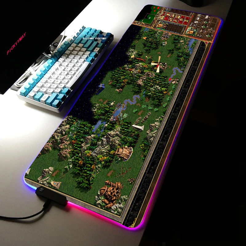 Heroes of Might and Magic RGB Mousepad 900x400x3mm Cloud Gaming Mouse Pad Gamer Mat Computer Desk Padmouse Keyboard With LED
Heroes of Might and Magic RGB Mousepad 900x400x3mm Cloud Gaming Mouse Pad Gamer Mat Computer Desk Padmouse Keyboard With LED
