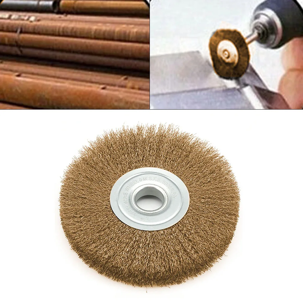 1Pc Flat Crimped Wire Wheel Brush For Angle Grinder Wood Deburring Stainless Steel Wire Wheel Brush Polishing Wheel Abrasive Too
1Pc Flat Crimped Wire Wheel Brush For Angle Grinder Wood Deburring Stainless Steel Wire Wheel Brush Polishing Wheel Abrasive Too