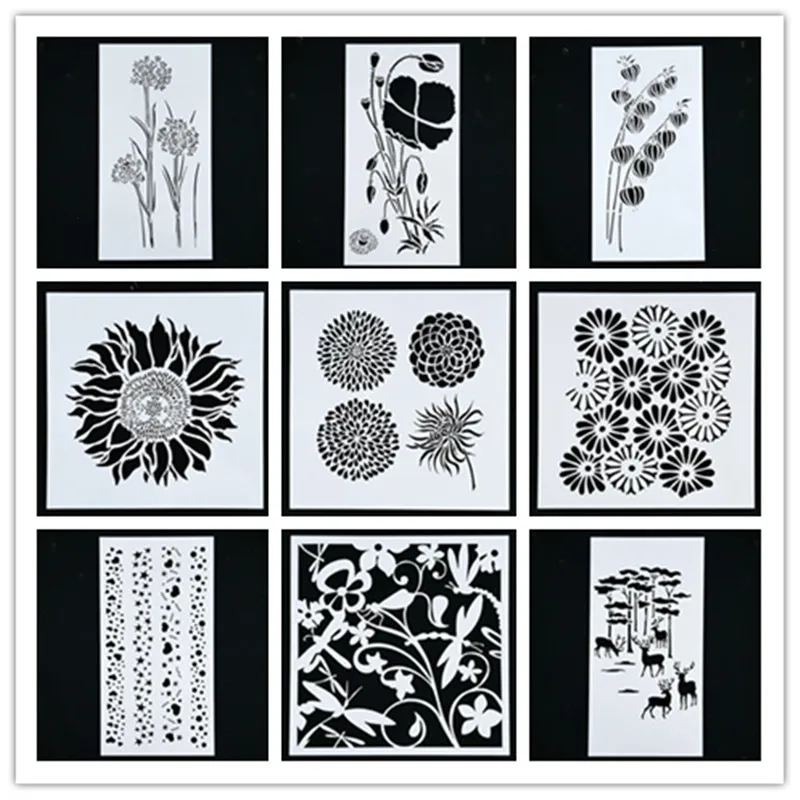 1Pc Reusable Stencil Painting Art DIY Home Decor Scrapbooking Album Craft Painting Embossing Stencil Student Drawing Supply
1Pc Reusable Stencil Painting Art DIY Home Decor Scrapbooking Album Craft Painting Embossing Stencil Student Drawing Supply