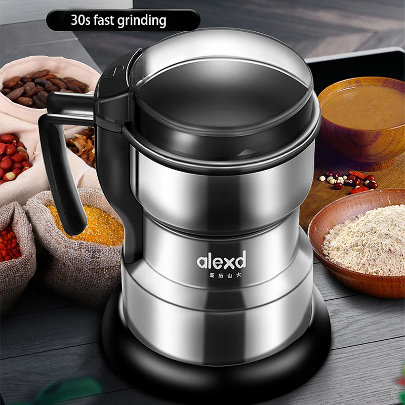High Power Coffee Grinder Electric Professional Multifunctional Machine Stainless Steel Cafe Drip Beans Pepper Espresso Nut
High Power Coffee Grinder Electric Professional Multifunctional Machine Stainless Steel Cafe Drip Beans Pepper Espresso Nut