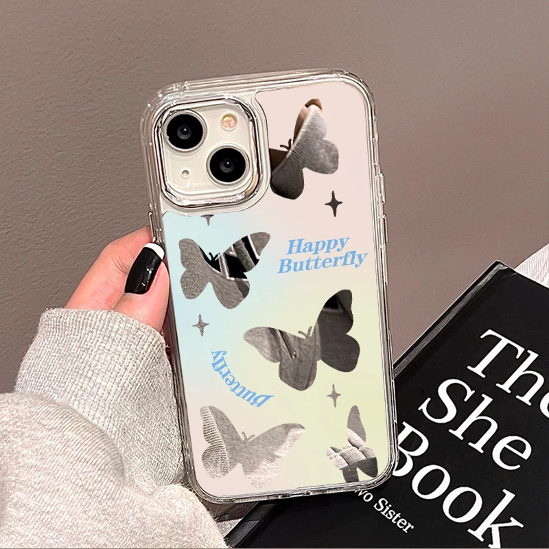 White Butterfly Mirror Glass Case For iPhone 14 Pro Max Case For iPhone 12 13 11 Pro Max X XS XR Cases Makeup Mirror Phone Cover
White Butterfly Mirror Glass Case For iPhone 14 Pro Max Case For iPhone 12 13 11 Pro Max X XS XR Cases Makeup Mirror Phone Cover