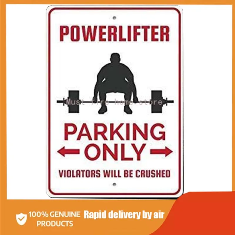 Powerlifter Parking Weightlifter Weight - Metal Signs/Bar Sign/Home Decor/Funny Tin Signs Plaque Poster Bar Kitchen Coffee
Powerlifter Parking Weightlifter Weight - Metal Signs/Bar Sign/Home Decor/Funny Tin Signs Plaque Poster Bar Kitchen Coffee