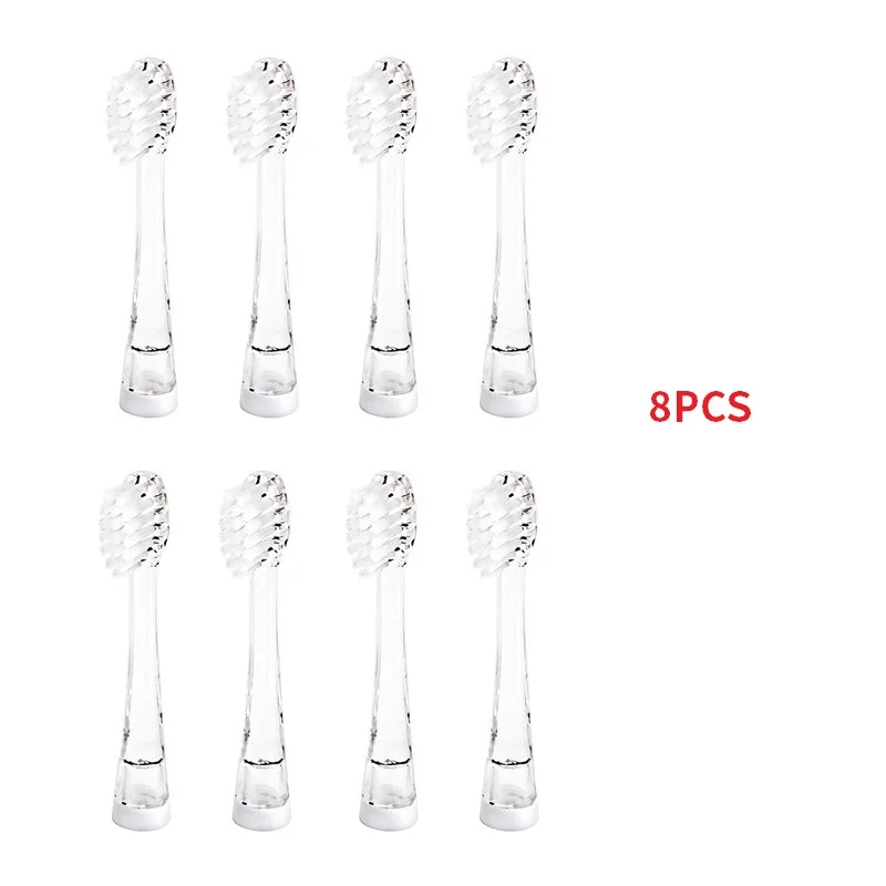 

SEAGO Kids Toothbrush Head 831/832 for SG977/EK6/EK7/513/921 Nozzles Brush Heads Remove Infant Baby Oral Bristles Heads 8pcs