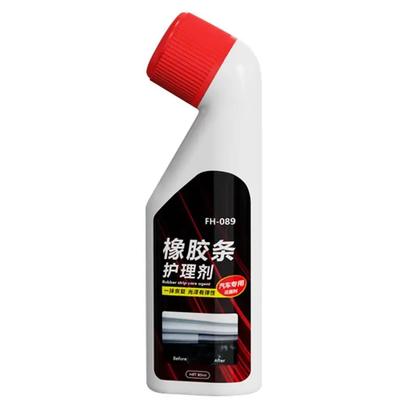 

Rubber Restorer 80ml Safe Auto Detailing Supplies User Friendly Trim Restorer Long-Lasting Crystals Coating For Car Rubber Parts