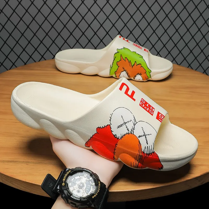 Summer Yzy Men's Sippers Shoes EVA Soft Indoor Beach Slides for Men Non-slip Sandals Shower Feeling of Stepping on air cushion
Summer Yzy Men's Sippers Shoes EVA Soft Indoor Beach Slides for Men Non-slip Sandals Shower Feeling of Stepping on air cushion