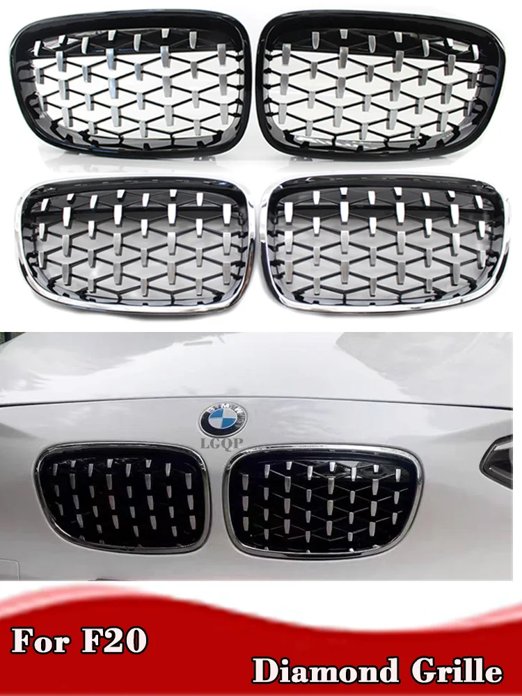 Car Front Bumper Grilles Diamond Grill Silver For BMW 1 Series F20 2011 2014 ABS Meteor Grills Kidney Replacement Racing Grille
Car Front Bumper Grilles Diamond Grill Silver For BMW 1 Series F20 2011 2014 ABS Meteor Grills Kidney Replacement Racing Grille