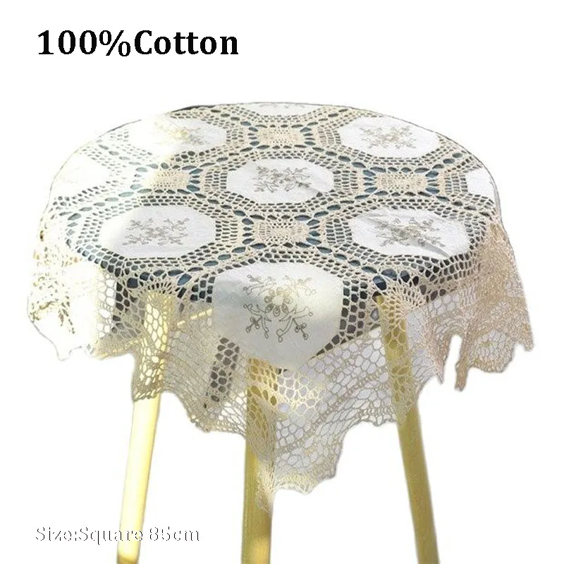 NEW Handmade lace cotton crochet Tablecloth kitchen Table Cloth cover Wedding tablecover Christmas New Year party home Decor
NEW Handmade lace cotton crochet Tablecloth kitchen Table Cloth cover Wedding tablecover Christmas New Year party home Decor