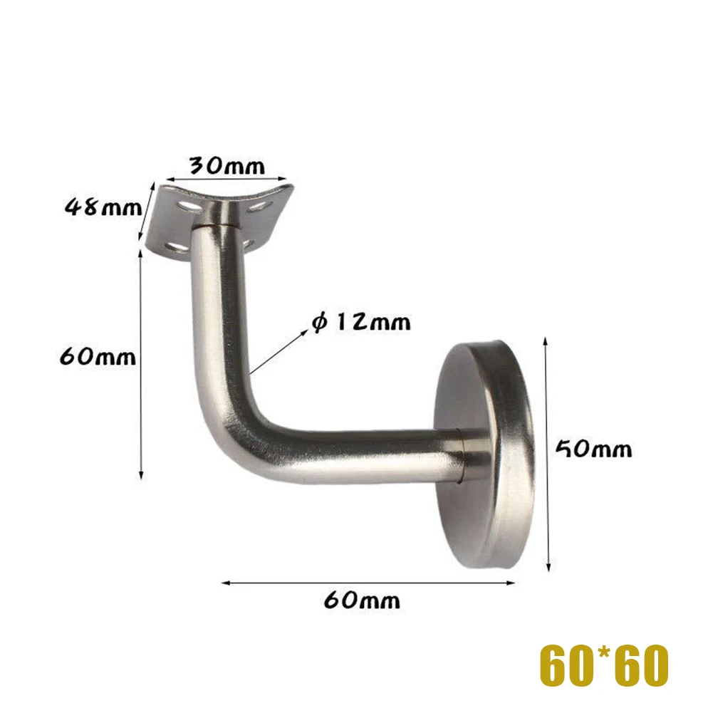 Handrail Brackets Strong Bannister Mopstick Rail Balustrade Silver Stainless Steel Durable For Fitting Handrail
Handrail Brackets Strong Bannister Mopstick Rail Balustrade Silver Stainless Steel Durable For Fitting Handrail