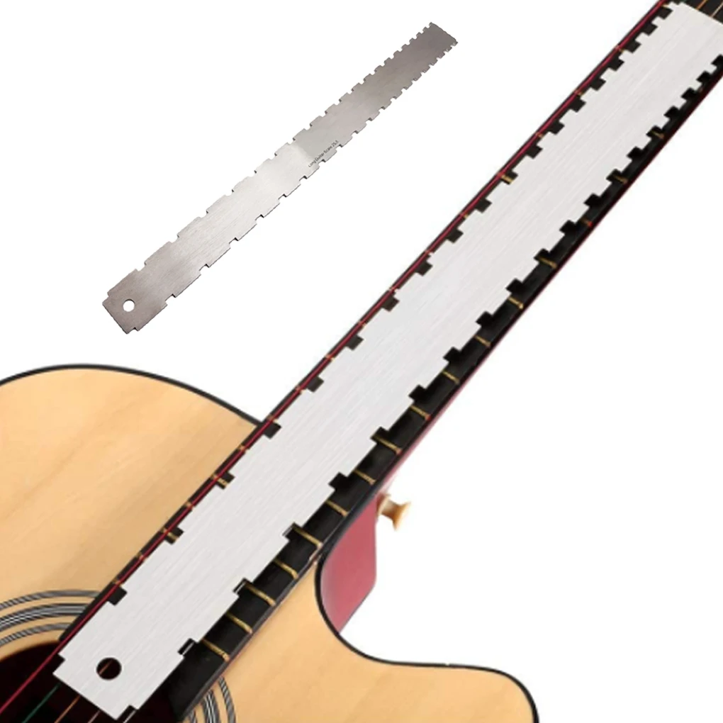 Guitar Notched Ruler Straight Edge Tool Fret Rulers File Leveling Accessories
Guitar Notched Ruler Straight Edge Tool Fret Rulers File Leveling Accessories