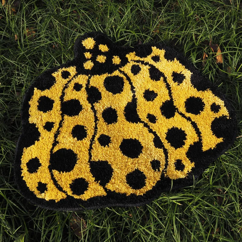 Yayoi Kusama Pumpkin Carpet Fashion Brand Dots Pumpkin Flocking Lounge Rug Irregular Artistic Fluffy Tufted Rug Home Decor
Yayoi Kusama Pumpkin Carpet Fashion Brand Dots Pumpkin Flocking Lounge Rug Irregular Artistic Fluffy Tufted Rug Home Decor