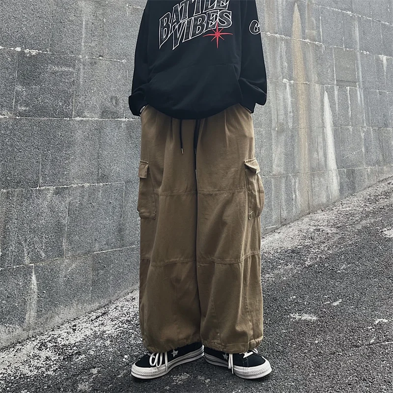 Emo Men Streetwear Techwear Cargo Work Harajuku Straight Baggy Pants for Men Sweatpants Wide Leg Joggers Alt Trousers Clothes
Emo Men Streetwear Techwear Cargo Work Harajuku Straight Baggy Pants for Men Sweatpants Wide Leg Joggers Alt Trousers Clothes
